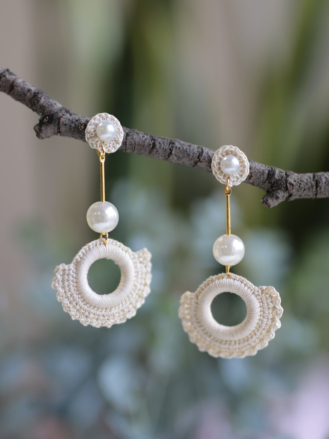 Boho style dangle earrings